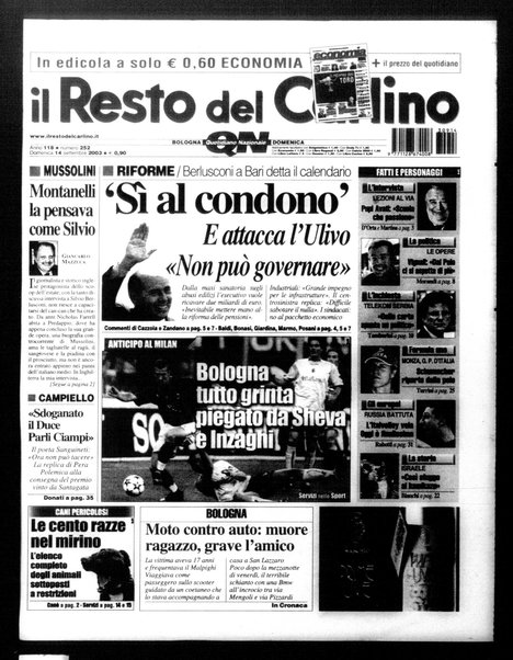 Il Resto del Carlino : giornale dell'Emilia